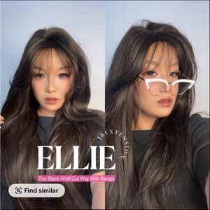 JBEXTENSION 22 Inches Scalpiana
Black Silky Natural Wig
LILLIAN wolfcut